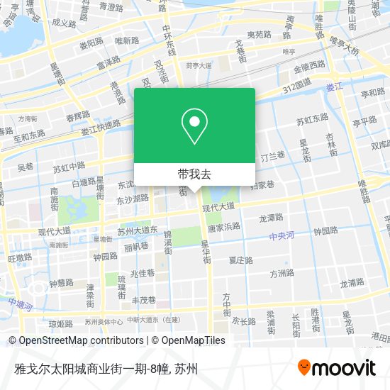 雅戈尔太阳城商业街一期-8幢地图