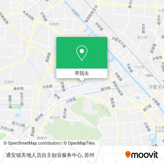 通安镇失地人员自主创业服务中心地图