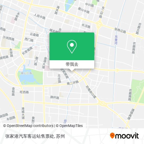 张家港汽车客运站售票处地图