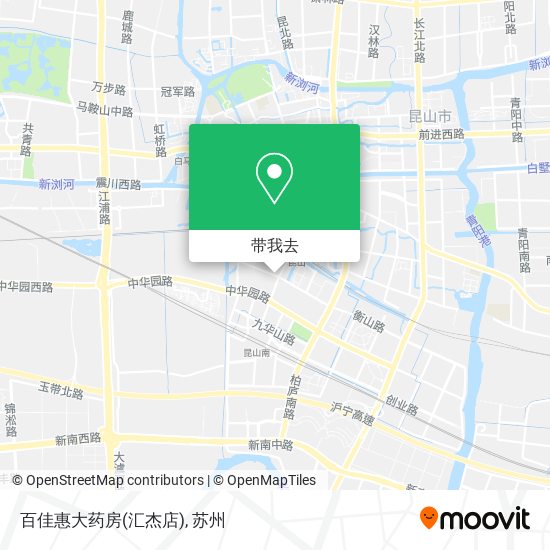 百佳惠大药房(汇杰店)地图