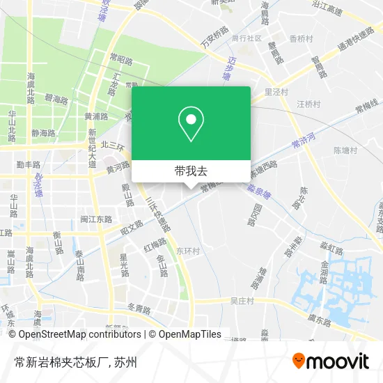 常新岩棉夹芯板厂地图