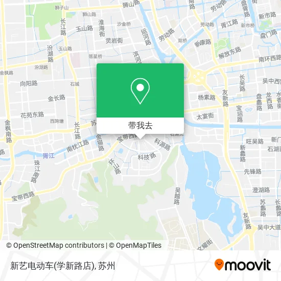 新艺电动车(学新路店)地图