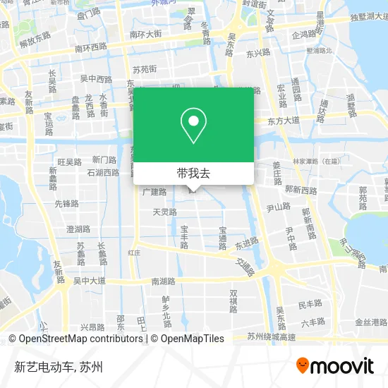 新艺电动车地图