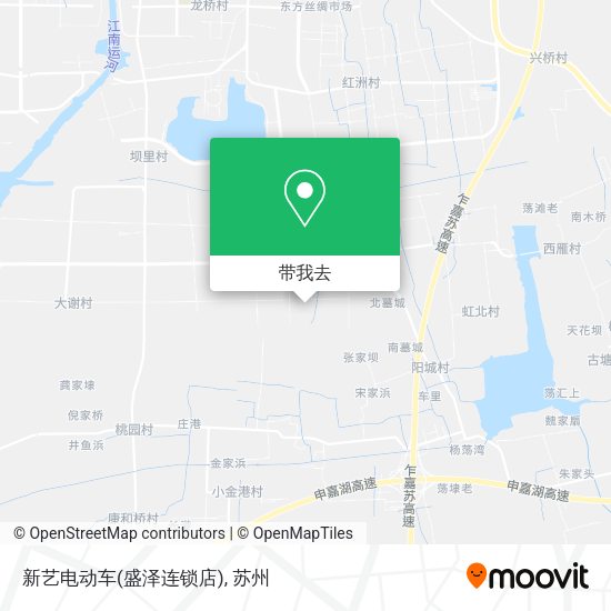 新艺电动车(盛泽连锁店)地图