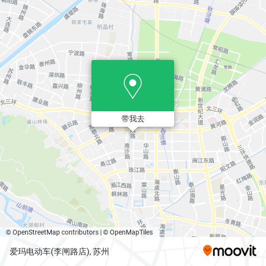 爱玛电动车(李闸路店)地图