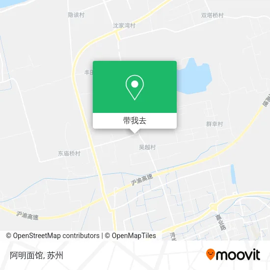 阿明面馆地图