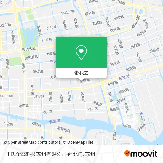 王氏华高科技苏州有限公司-西北门地图