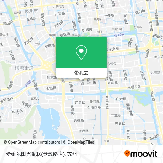 爱维尔阳光蛋糕(盘蠡路店)地图