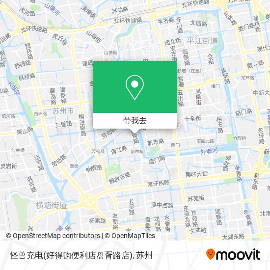 怪兽充电(好得购便利店盘胥路店)地图