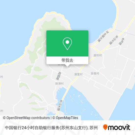 中国银行24小时自助银行服务(苏州东山支行)地图