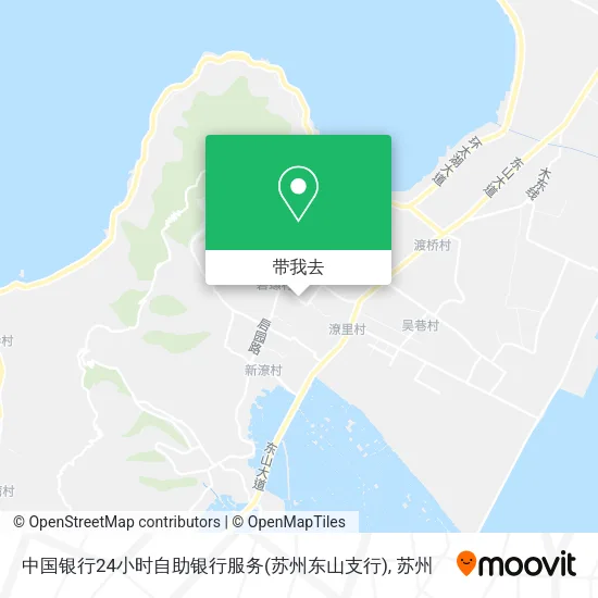 中国银行24小时自助银行服务(苏州东山支行)地图