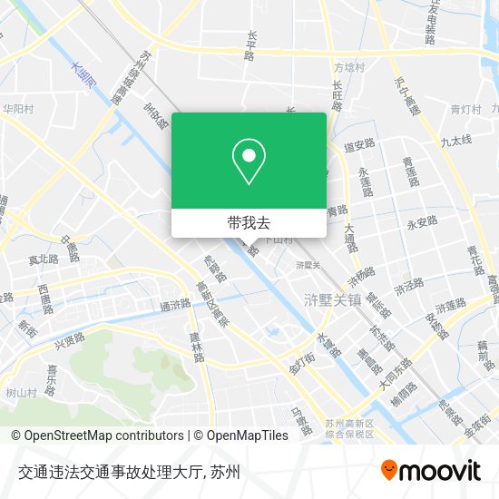 交通违法交通事故处理大厅地图