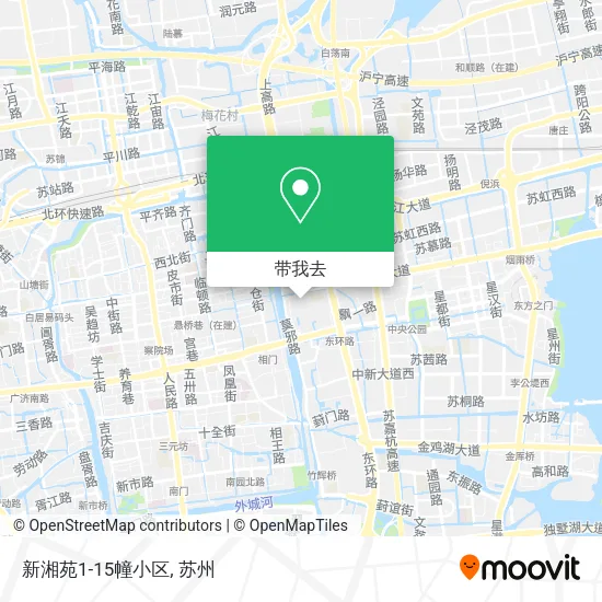 新湘苑1-15幢小区地图