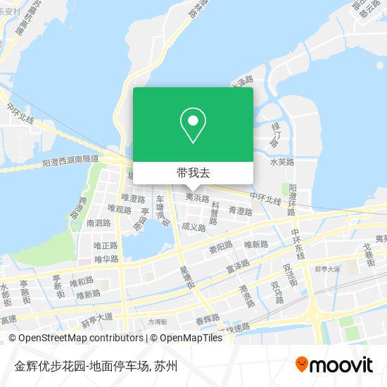 金辉优步花园-地面停车场地图