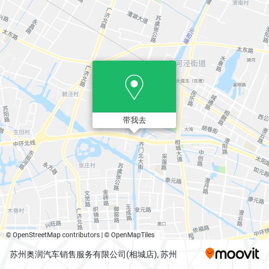 苏州奥润汽车销售服务有限公司(相城店)地图