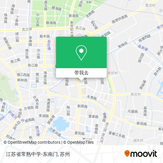 江苏省常熟中学-东南门地图