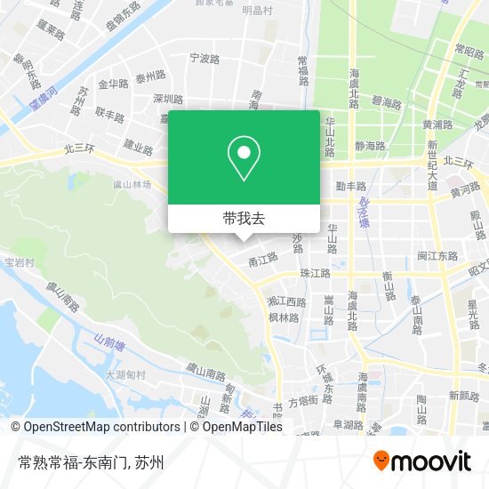 常熟常福-东南门地图