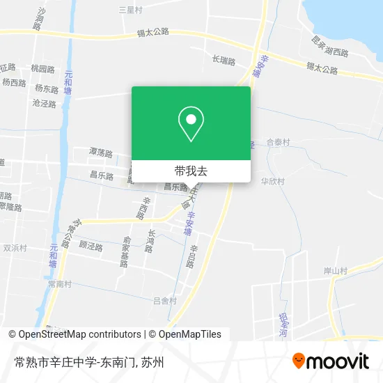 常熟市辛庄中学-东南门地图