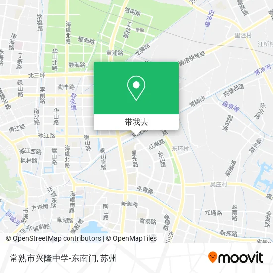 常熟市兴隆中学-东南门地图