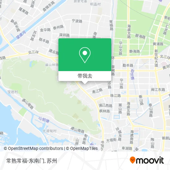 常熟常福-东南门地图