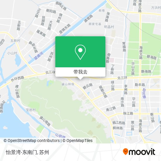 怡景湾-东南门地图