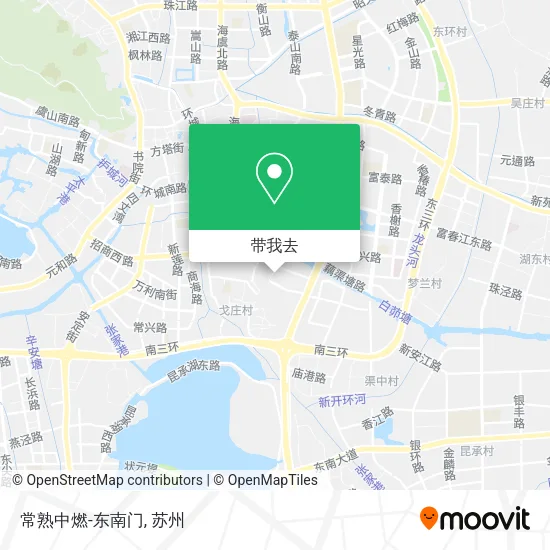 常熟中燃-东南门地图