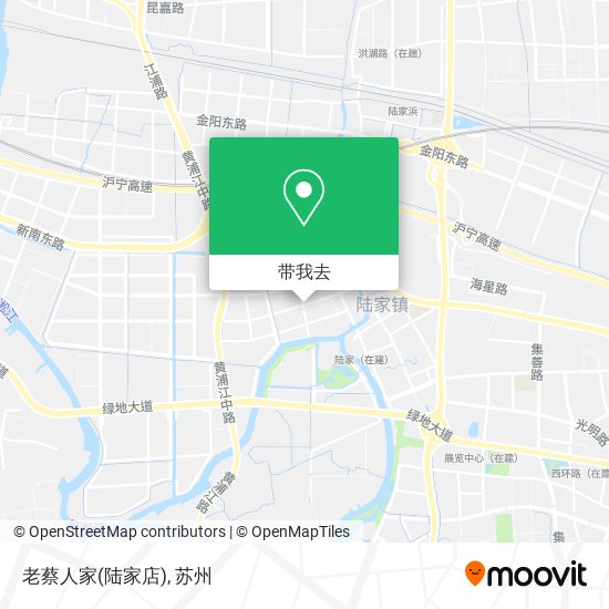 老蔡人家(陆家店)地图