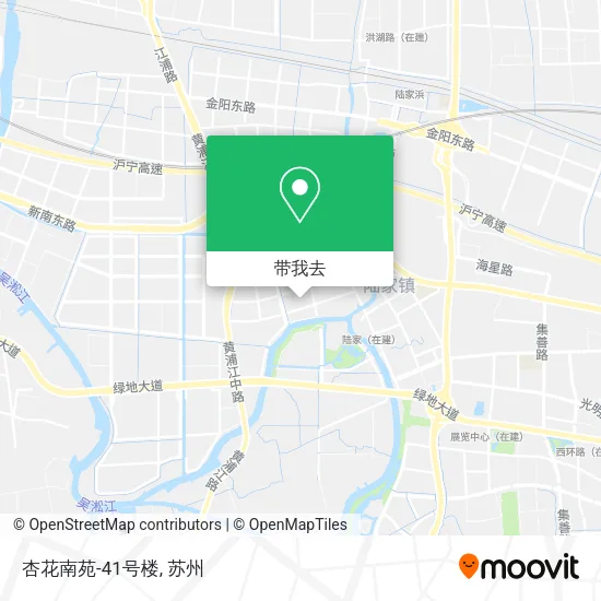 杏花南苑-41号楼地图