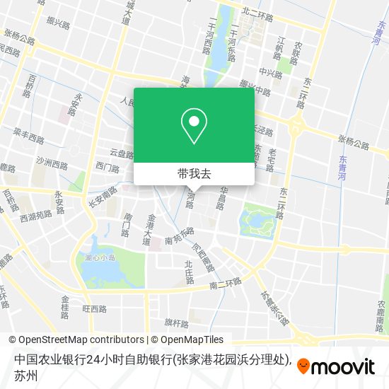 中国农业银行24小时自助银行(张家港花园浜分理处)地图