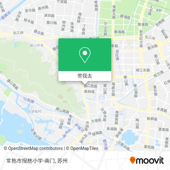 常熟市报慈小学-南门地图