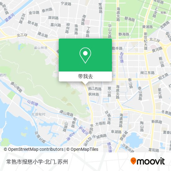 常熟市报慈小学-北门地图