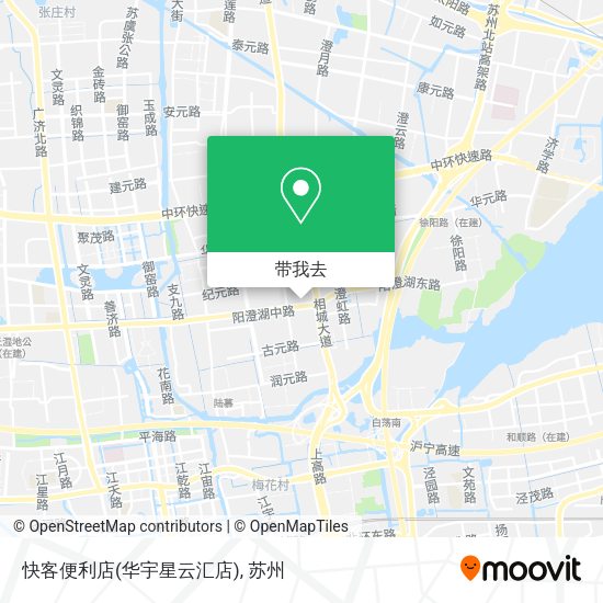 快客便利店(华宇星云汇店)地图