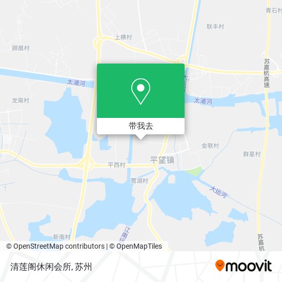 清莲阁休闲会所地图