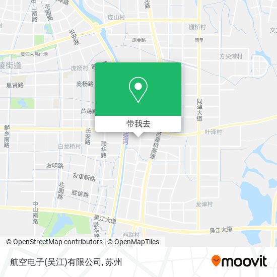 航空电子(吴江)有限公司地图