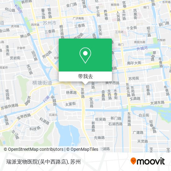 瑞派宠物医院(吴中西路店)地图