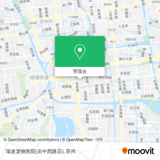 瑞派宠物医院(吴中西路店)地图