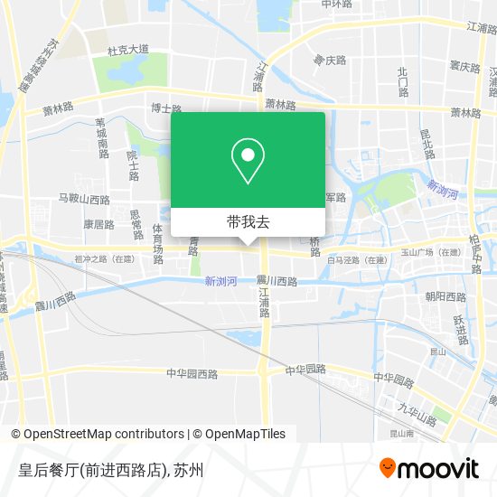 皇后餐厅(前进西路店)地图