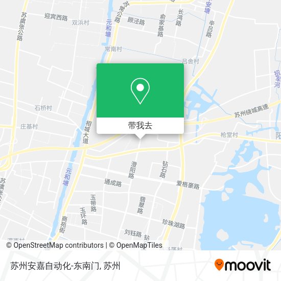苏州安嘉自动化-东南门地图