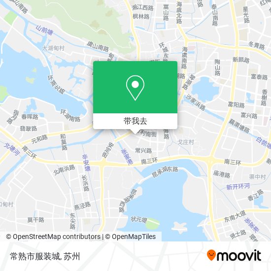 常熟市服装城地图