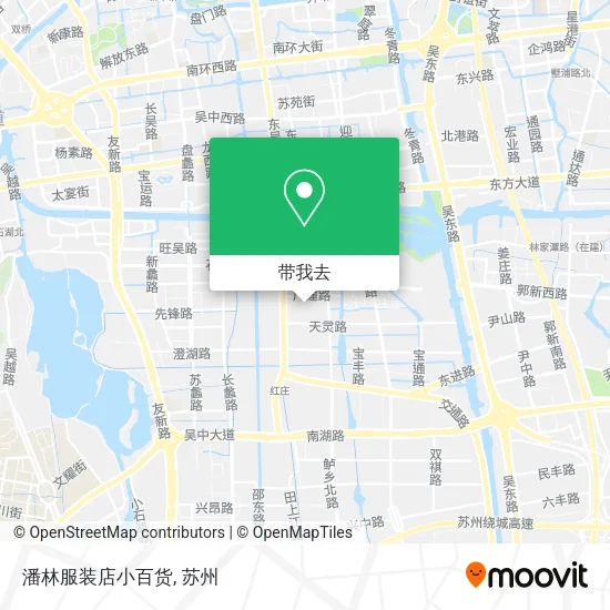 潘林服装店小百货地图