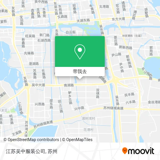 江苏吴中服装公司地图