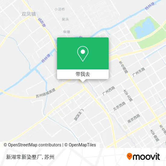 新湖常新染整厂地图