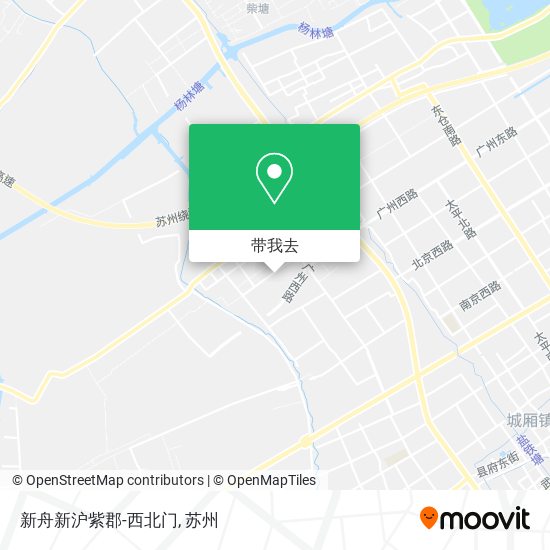 新舟新沪紫郡-西北门地图