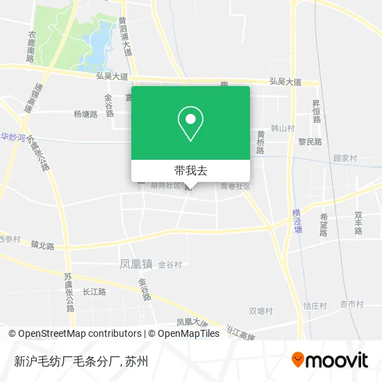 新沪毛纺厂毛条分厂地图