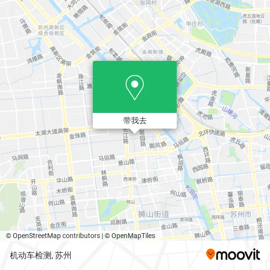 机动车检测地图