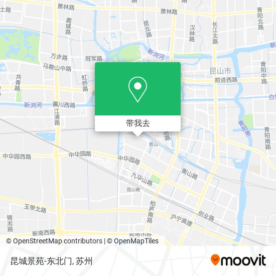 昆城景苑-东北门地图