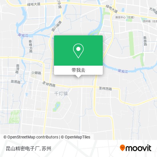 昆山精密电子厂地图