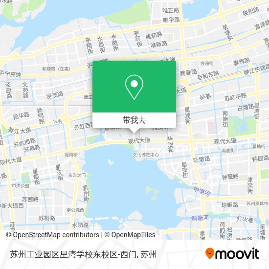 苏州工业园区星湾学校东校区-西门地图