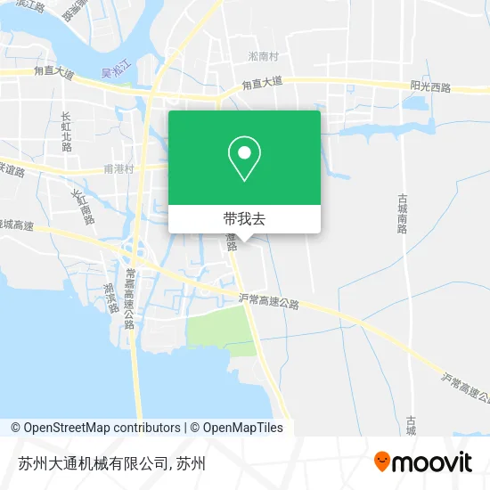 苏州大通机械有限公司地图