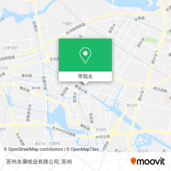 苏州永康纸业有限公司地图